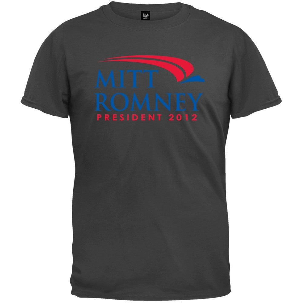 Mitt Romney For President 2012 Black T-Shirt Men's T-Shirts Old Glory   