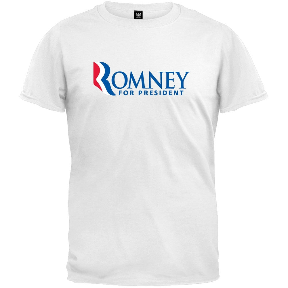 Romney For President Black T-Shirt Men's T-Shirts Old Glory   