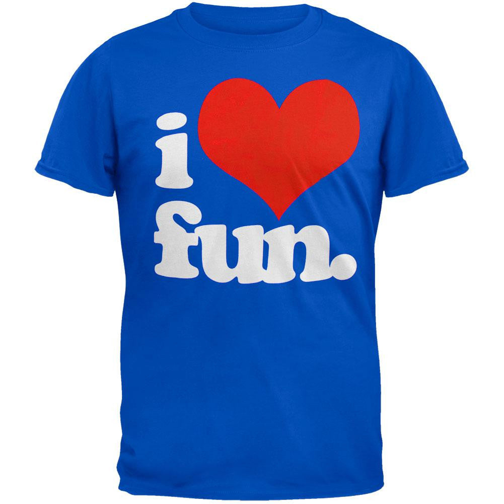 Fun. - I Love Fun Soft T-Shirt Men's T-Shirts Fun. 2XL Blue 