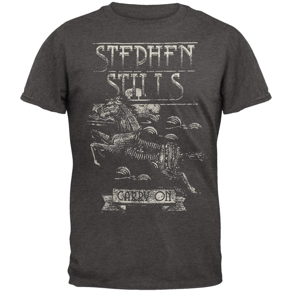 Stephen Stills - Carry On Soft T-Shirt Men's T-Shirts Stephen Stills SM Grey 