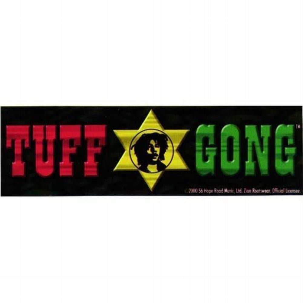 Bob Marley - Tuff Gong Decal Cutout Decals Old Glory OS Colorless 