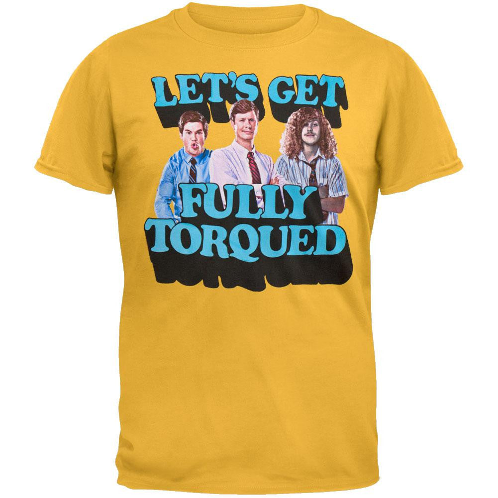 Workaholics - Let's Get Fully Torqued Yellow Mens T Shirt Men's T-Shirts Workaholics SM Yellow