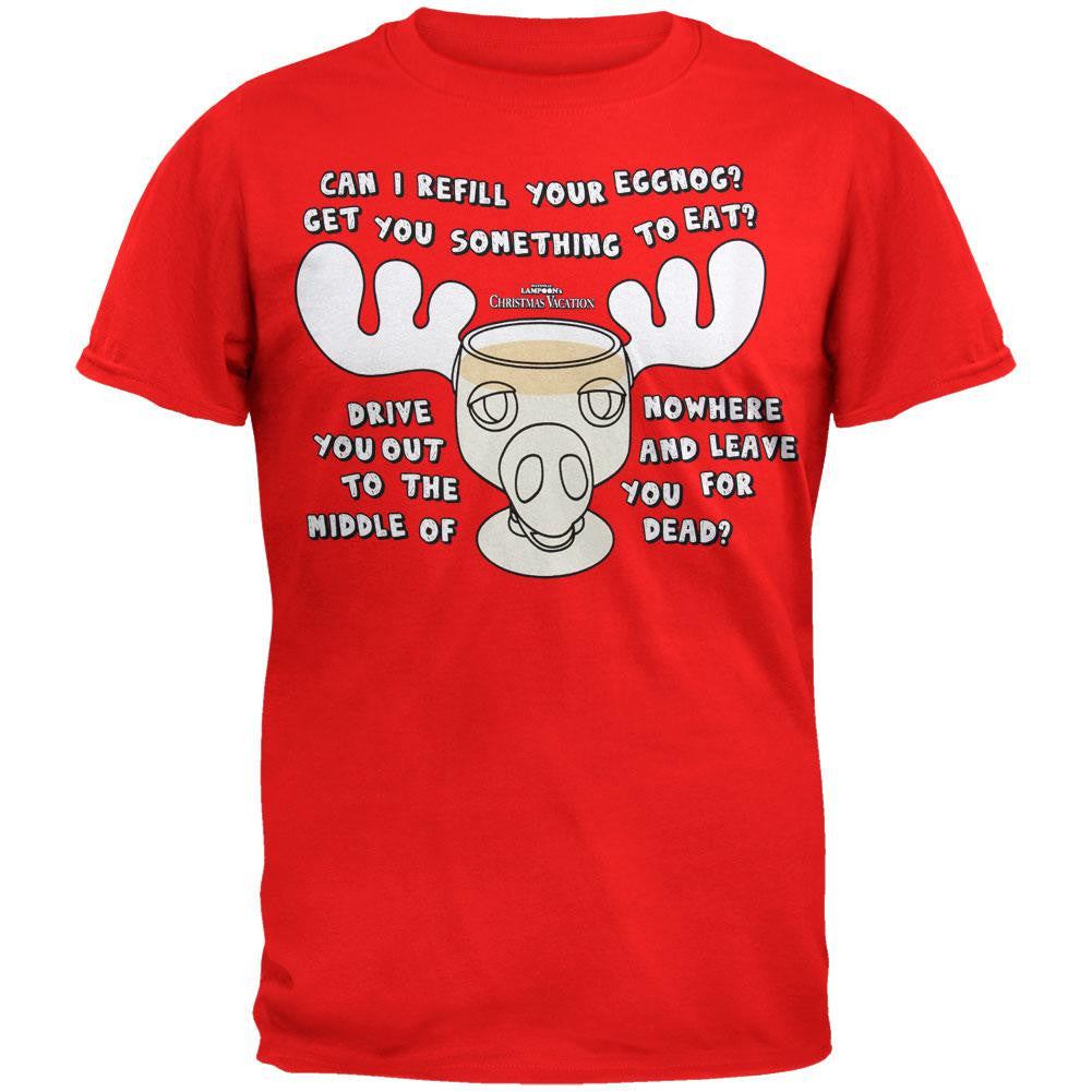 Christmas Vacation - Moose Mug T-Shirt Men's T-Shirts National Lampoon SM Red 