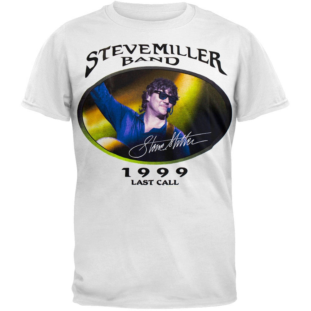 Steve Miller - Last Call 1999 T-Shirt Men's T-Shirts Steve Miller LG White 