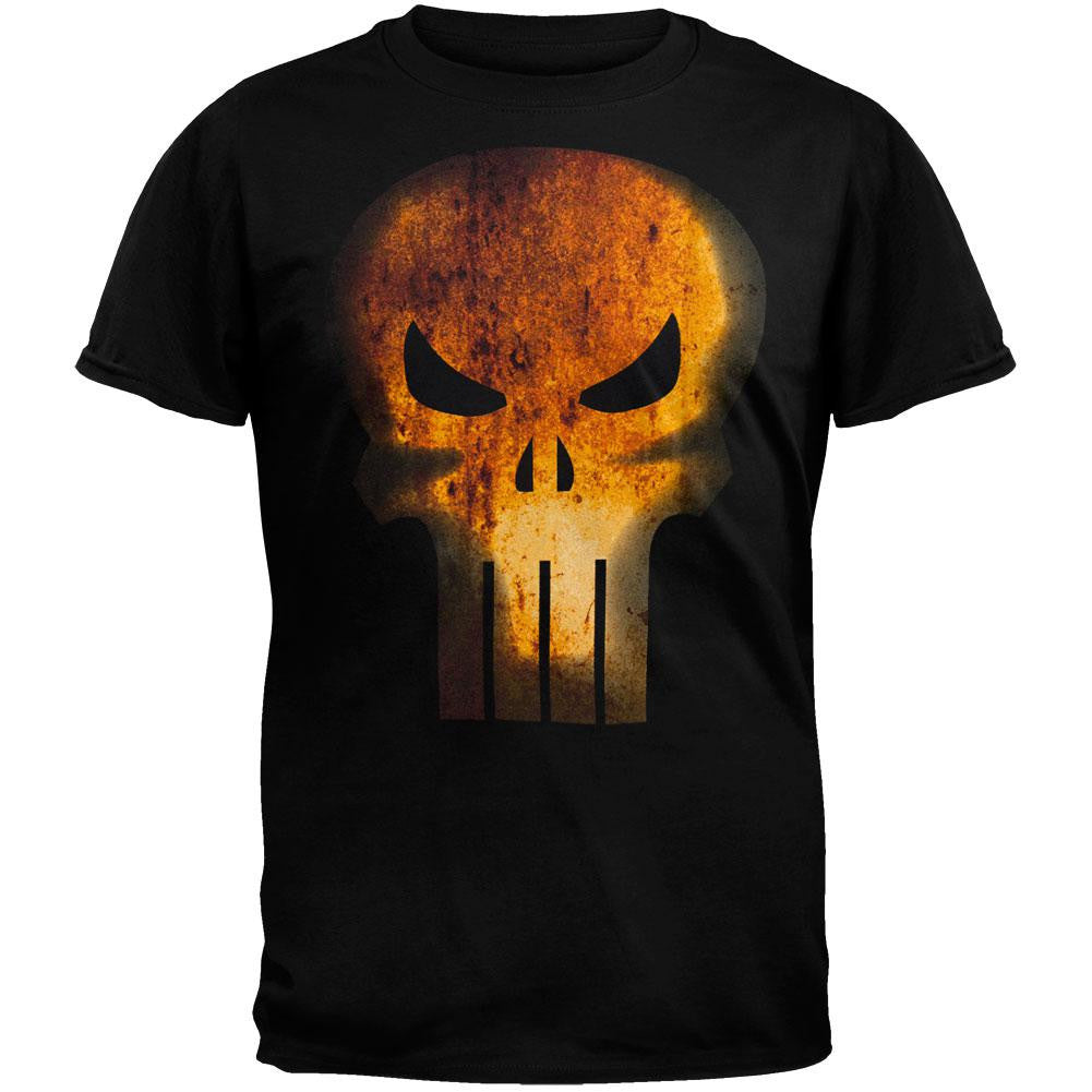 Punisher - Dirty Logo T-Shirt Men's T-Shirts The Punisher SM Black 