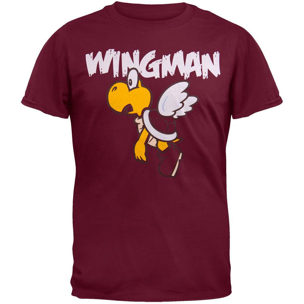 Nintendo - Wingman T-Shirt Men's T-Shirts Nintendo XL Maroon