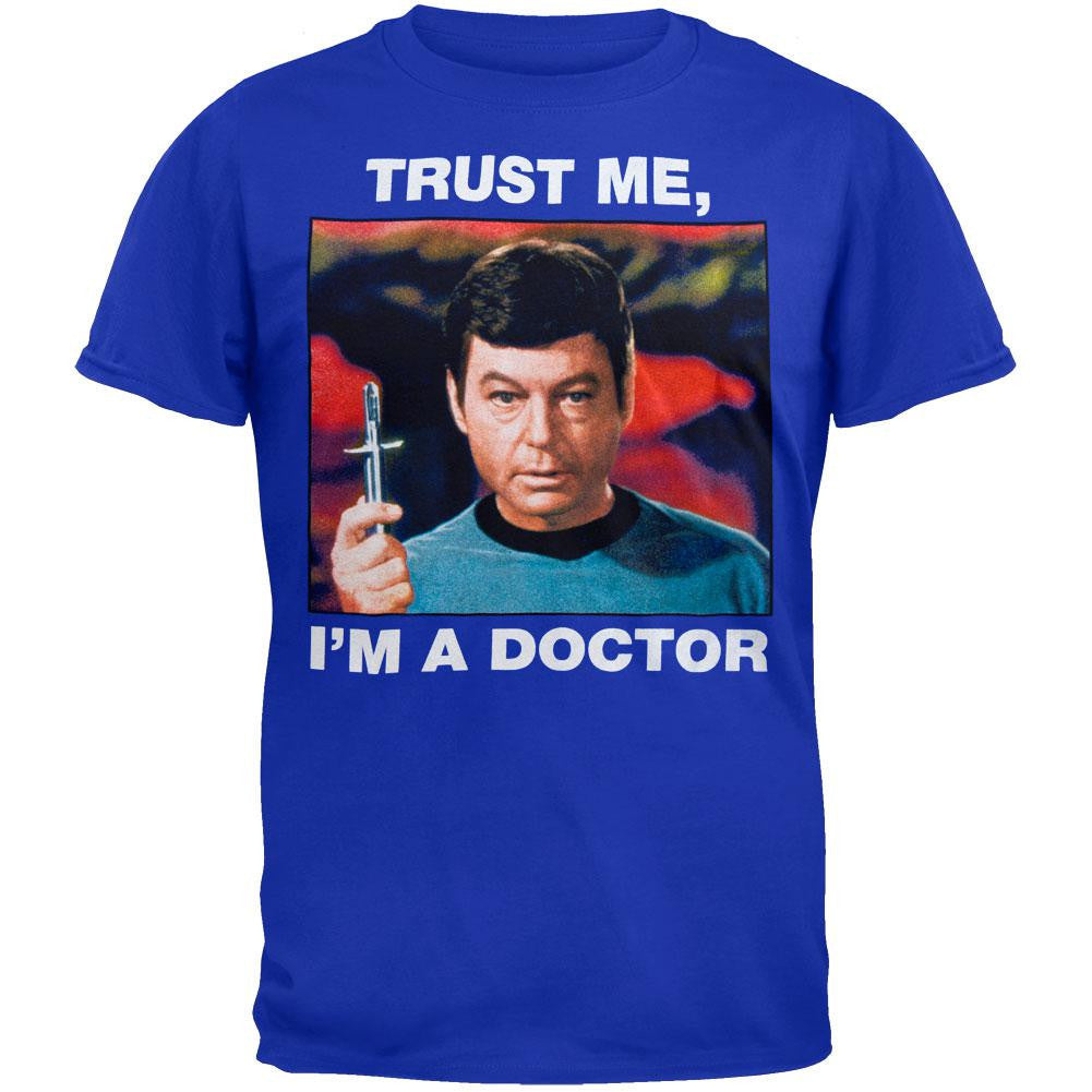 Star Trek - Trust Me T-Shirt Men's T-Shirts Star Trek 2XL Blue 