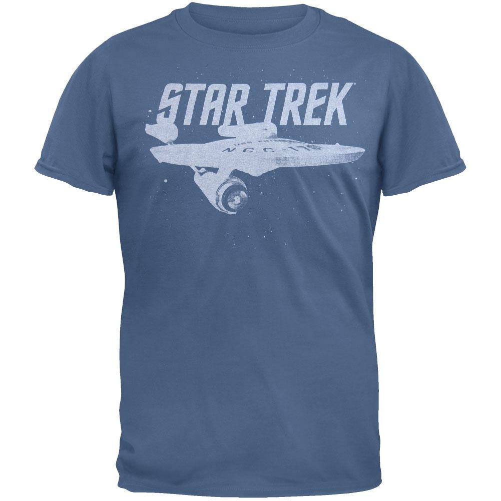 Star Trek - Voyage T-Shirt Men's T-Shirts Star Trek 2XL Blue 