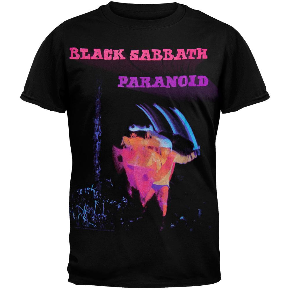 Black Sabbath - Paranoid Motion Trails T-Shirt Men's T-Shirts Black Sabbath MD Black 