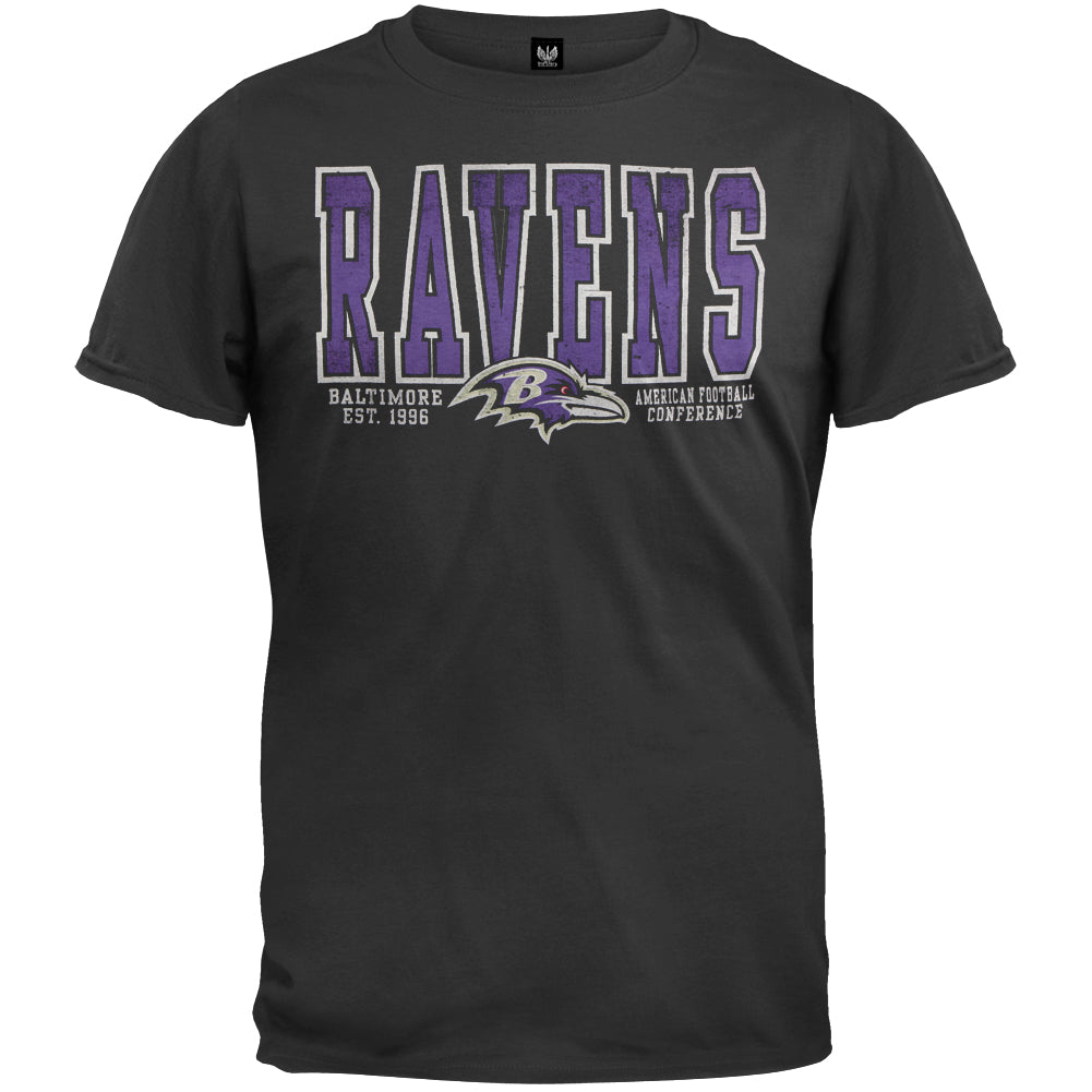 Baltimore Ravens - Flanker Premium T-Shirt Men's T-Shirts Baltimore Ravens SM Black 