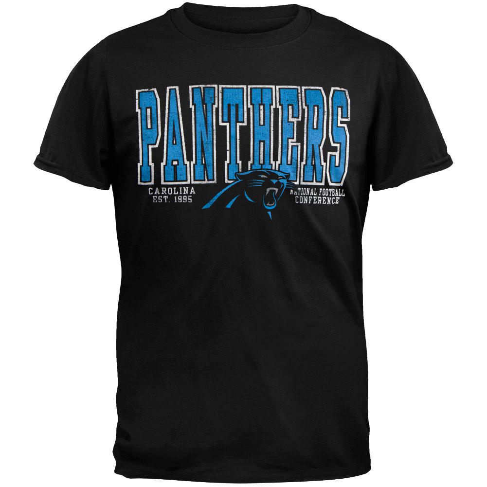 Carolina Panthers- Flanker Premium T-Shirt Men's T-Shirts Carolina Panthers LG Black 