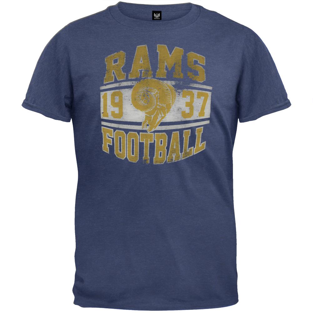 St. Louis Rams - Inaugural Logo Premium Blue T-Shirt – Old Glory
