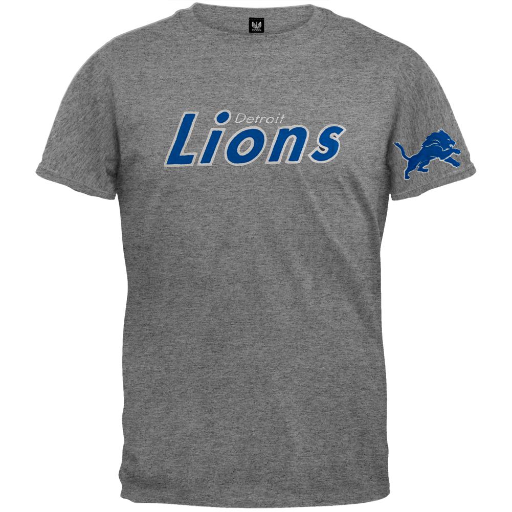 Detroit Lions - Fieldhouse Premium T-Shirt Men's T-Shirts Detroit Lions LG Grey 