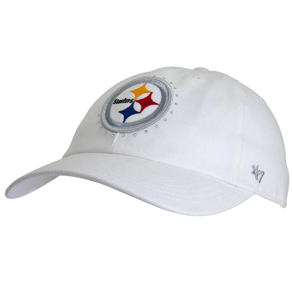 Pittsburgh Steelers - Logo Facet Juniors Adjustable Cap Adjustable Baseball Caps Old Glory OS White 