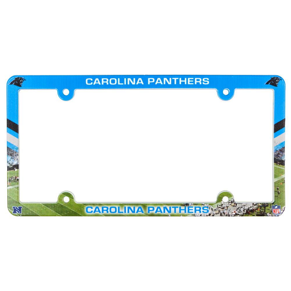 Carolina Panthers - Field Scene License Plate Frame License Plate Frames Old Glory OS Multicoloured 