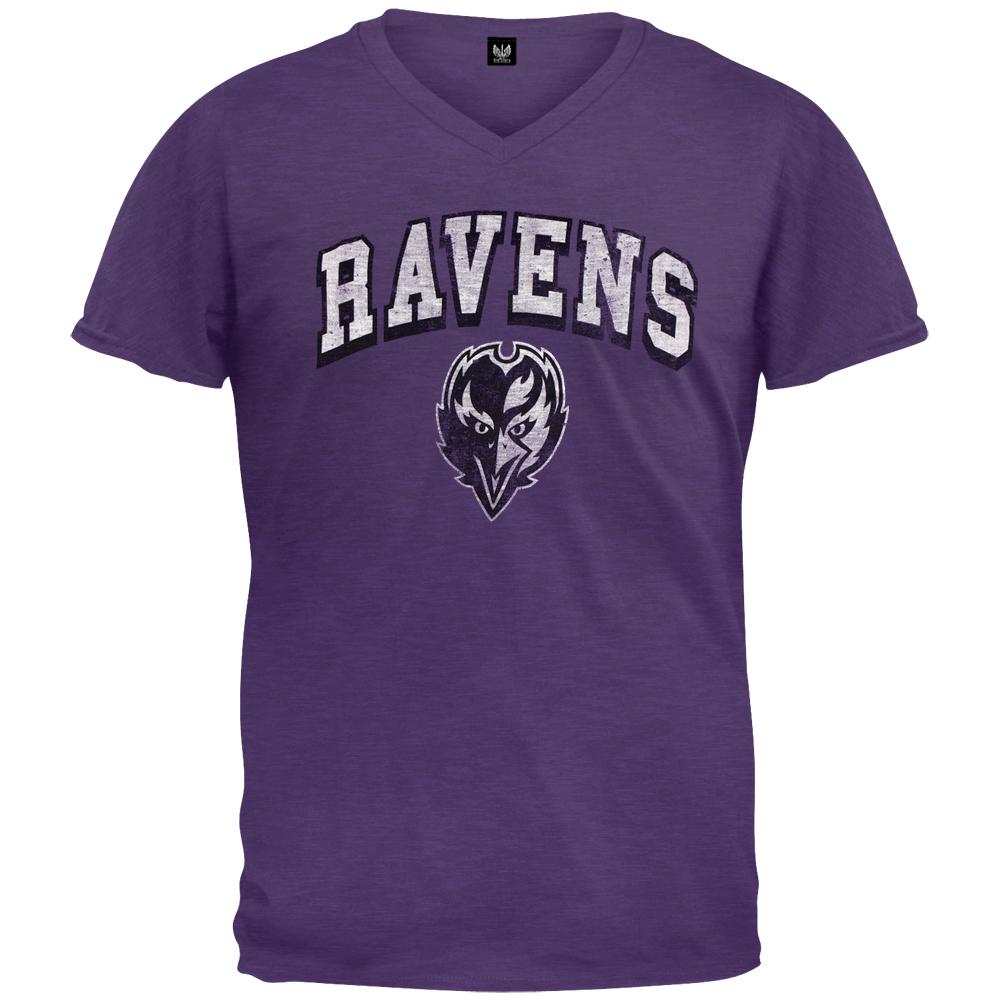 Baltimore Ravens - JV Premium Scrum T-Shirt Men's T-Shirts Baltimore Ravens SM Purple 