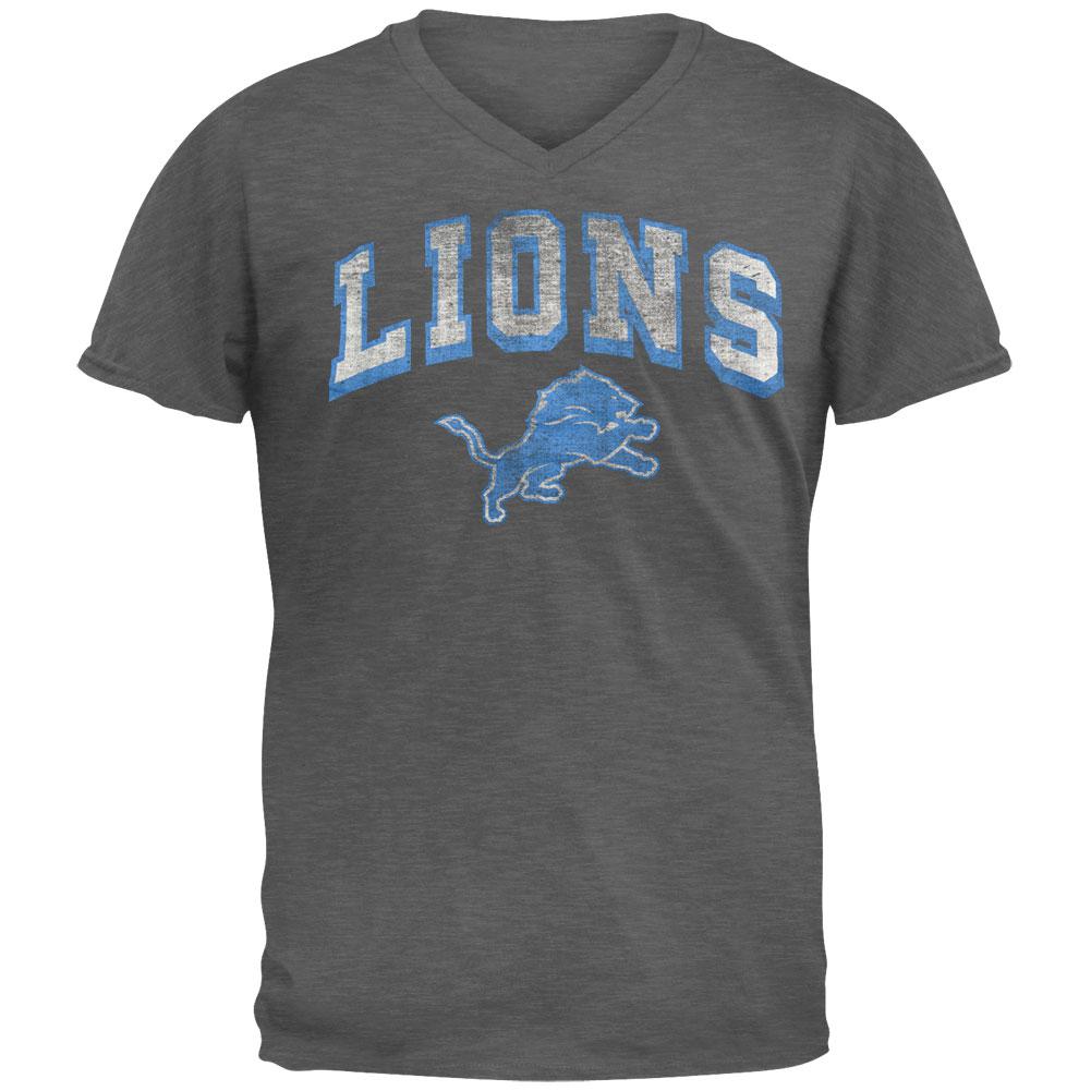 Detroit Lions - JV Premium Scrum T-Shirt Men's T-Shirts Detroit Lions 2XL Grey 