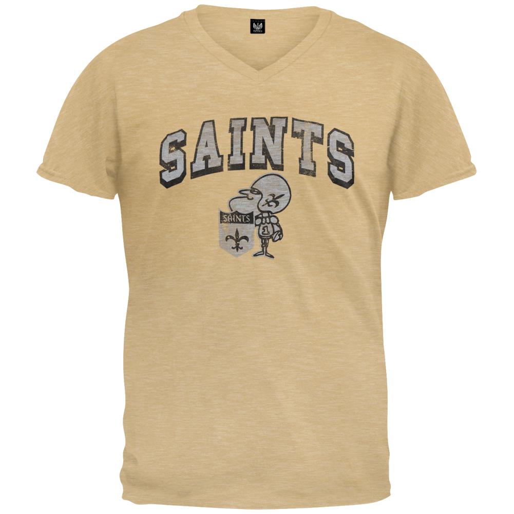 New Orleans Saints - JV Premium Scrum T-Shirt Men's T-Shirts New Orleans Saints 2XL Yellow 