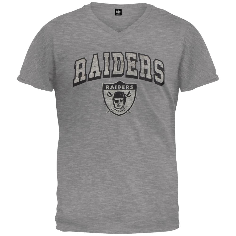 Oakland Raiders - JV Premium Scrum T-Shirt Men's T-Shirts Oakland Raiders 2XL Grey 