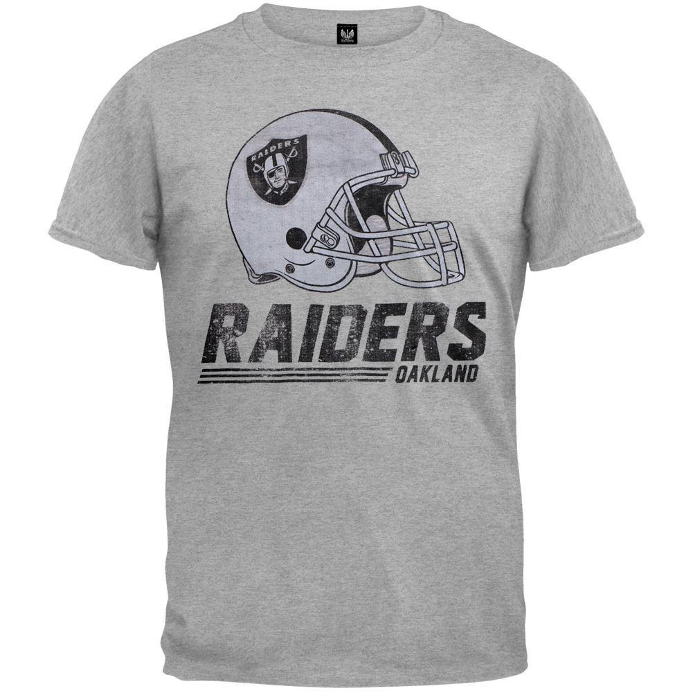 Oakland Raiders - Marksmen Premium T-Shirt Men's T-Shirts Oakland Raiders LG Grey 