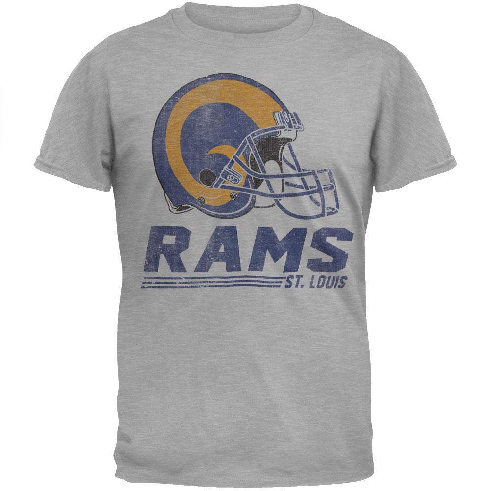 St. Louis Rams - Marksmen Premium T-Shirt Men's T-Shirts St. Louis Rams LG Grey 