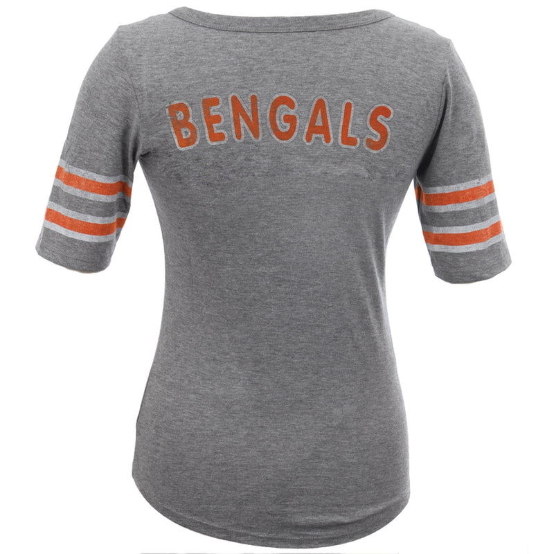 Cincinnati Bengals - Playoff Premium Juniors Henley Juniors T-Shirts Cincinnati Bengals   