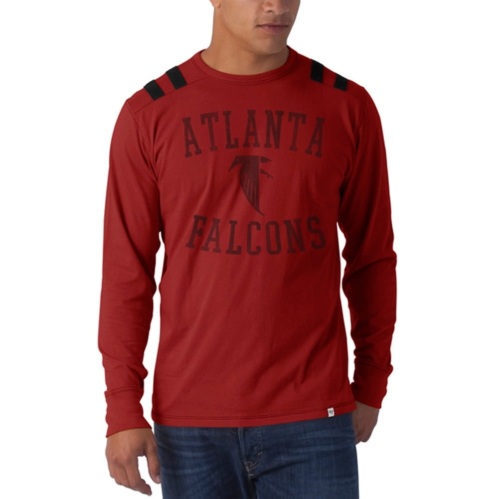 Atlanta Falcons - Bruiser Premium Long Sleeve T-Shirt Men's Long Sleeves Atlanta Falcons SM Red 