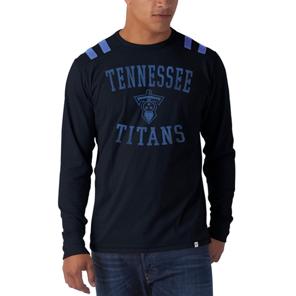 Tennessee Titans - Bruiser Premium Long Sleeve T-Shirt Men's Long Sleeves Tennessee Titans MD Blue 