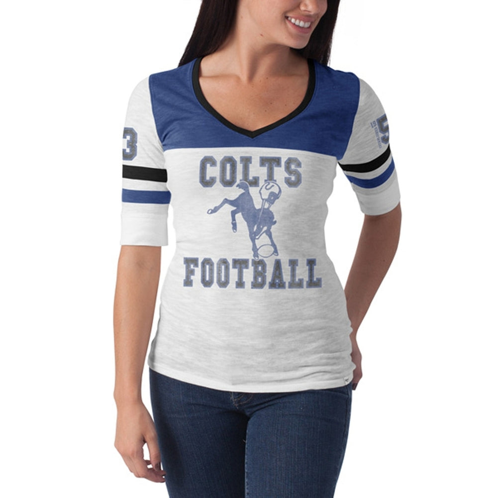 Indianapolis Colts - Debut Premium Juniors T-Shirt Juniors T-Shirts Indianapolis Colts LG White 