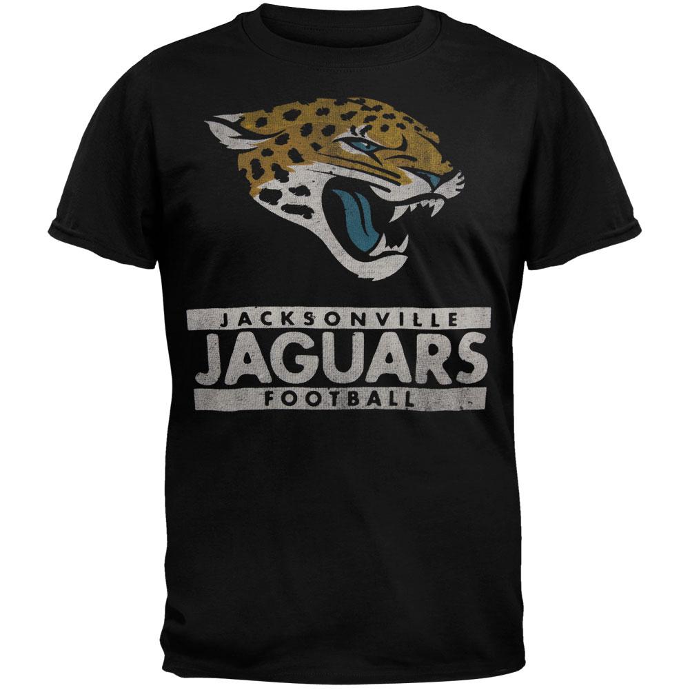 Jacksonville Jaguars - Flanker Premium T-Shirt Men's T-Shirts Jacksonville Jaguars LG Black 