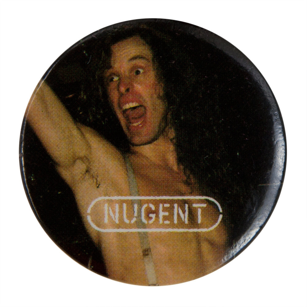 Ted Nugent - Logo - Button Buttons Old Glory   