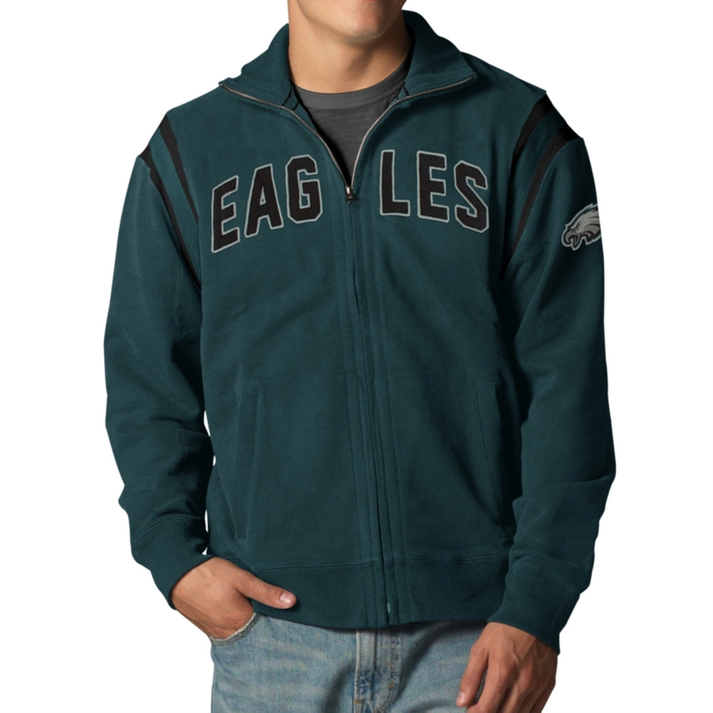Philadelphia Eagles - Heisman Premium Track Jacket Men's Jackets Philadelphia Eagles LG Green 