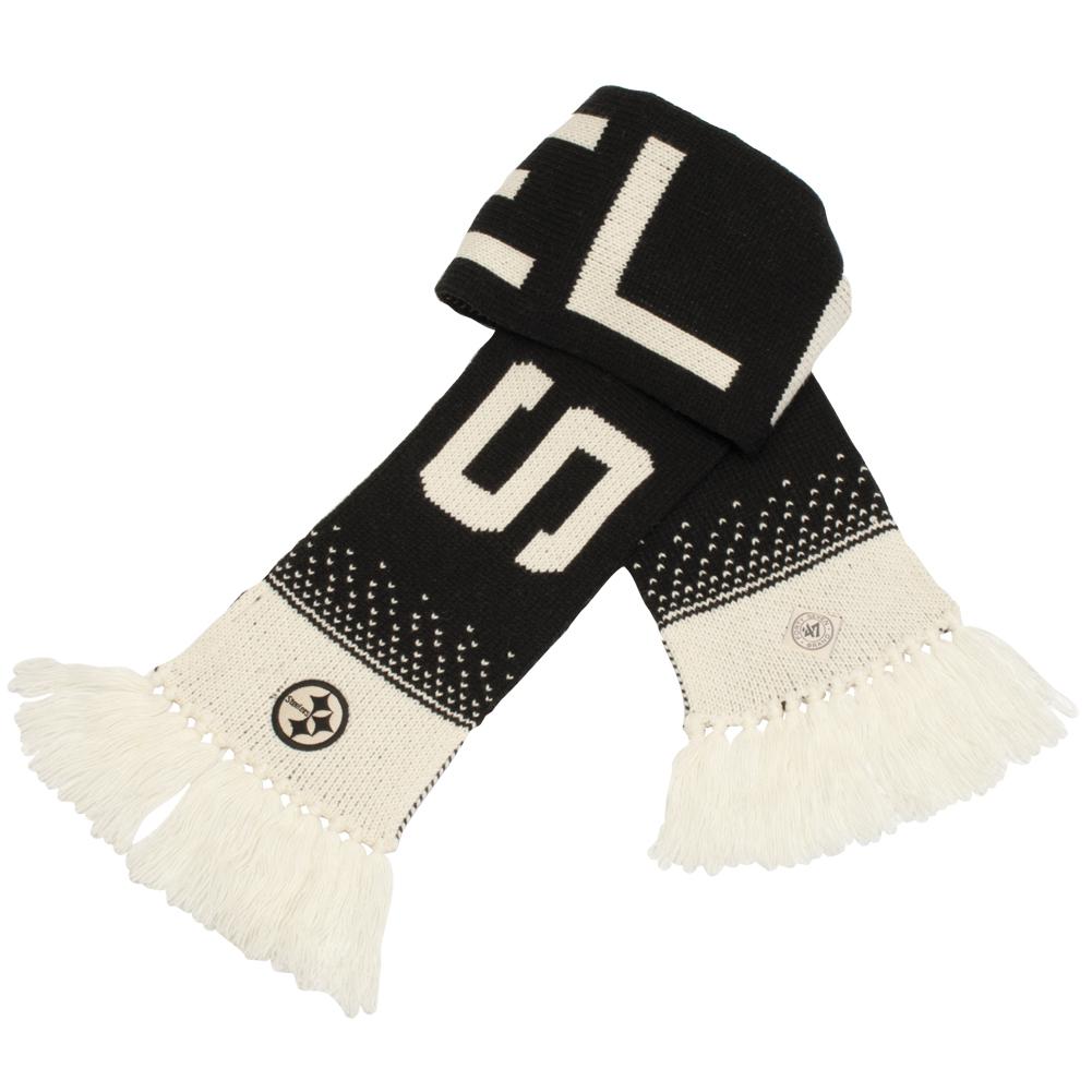 Pittsburgh Steelers - Logo Magic Mountain Juniors Scarf Scarves & Boas Old Glory OS Black 