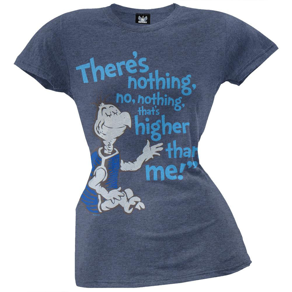 Dr. Seuss - Nothing Higher Juniors T-Shirt Juniors T-Shirts Dr. Seuss SM Dark Blue