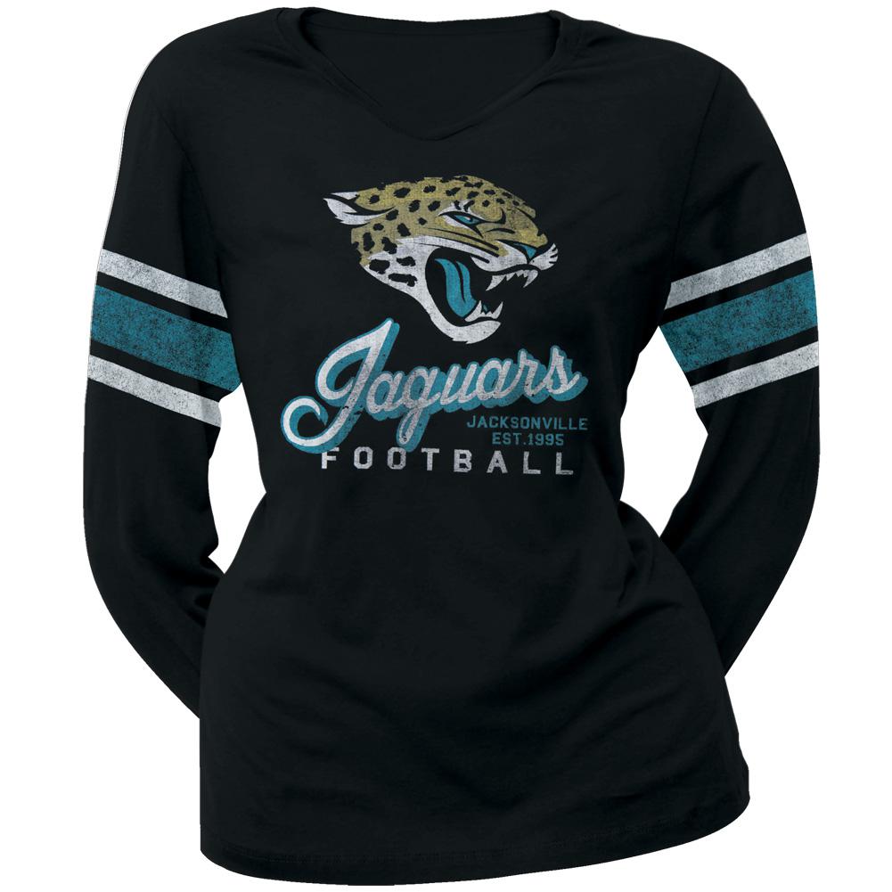 Jacksonville Jaguars - Homerun Premium Juniors Long Sleeve T-Shirt Juniors Long Sleeves Jacksonville Jaguars LG Black 