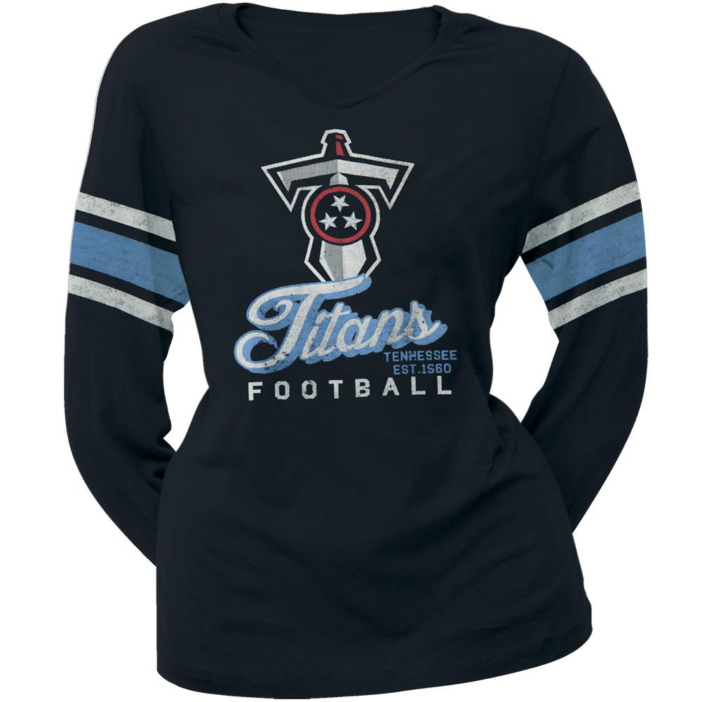 Tennessee Titans - Homerun Premium Juniors Long Sleeve T-Shirt Juniors Long Sleeves Tennessee Titans LG Blue 