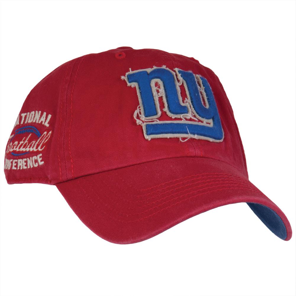 New York Giants - Logo Barton Adjustable Cap Adjustable Baseball Caps Old Glory OS Red 