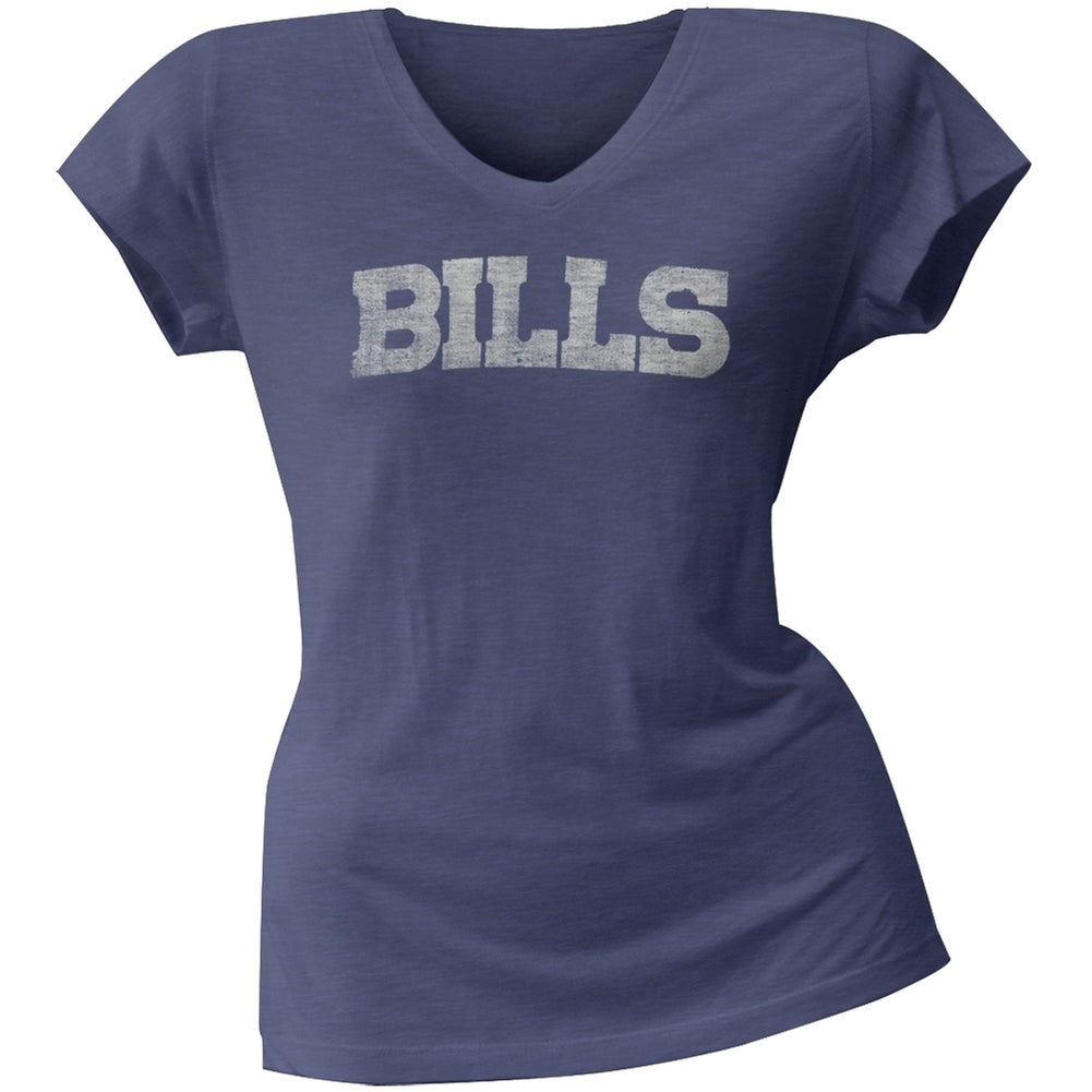 Buffalo Bills - Scrum Team Logo Premium Juniors T-Shirt Juniors T-Shirts Buffalo Bills LG Blue 