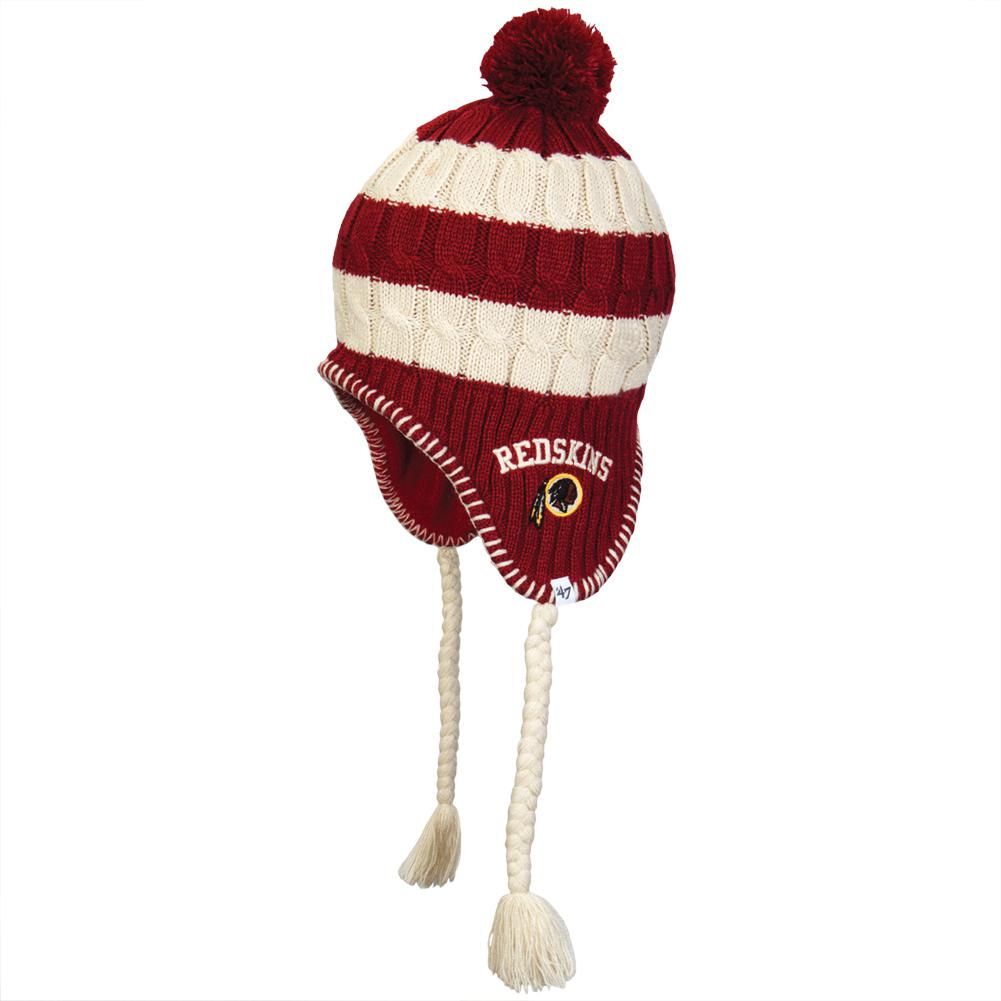 Washington Redskins Logo Sherpette Juniors Knit Hat Old Glory