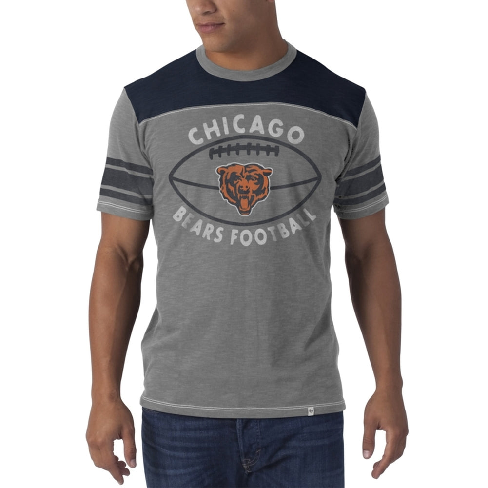 Chicago Bears - Top Gun Premium T-Shirt Men's T-Shirts Chicago Bears SM Grey