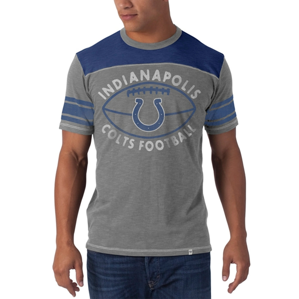 Indianapolis Colts - Top Gun Premium T-Shirt Men's T-Shirts Indianapolis Colts SM Grey 