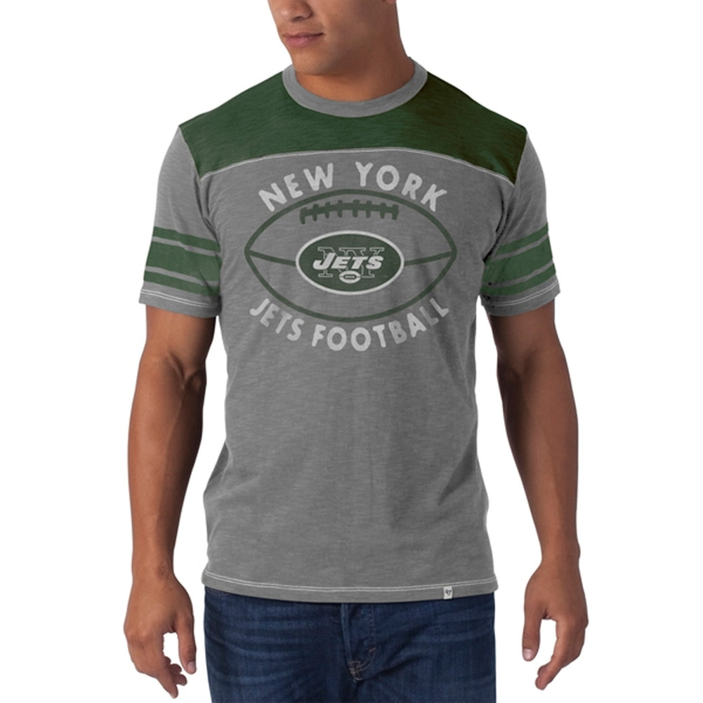 New York Jets - Top Gun Premium T-Shirt Men's T-Shirts New York Jets 2XL Grey 