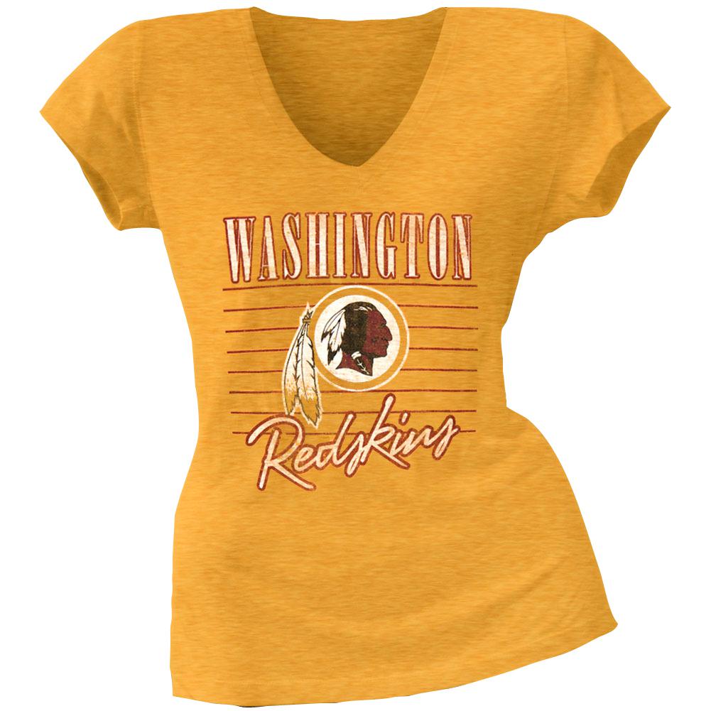 Washington Redskins - Scrum Logo Premium Juniors T-Shirt Juniors T-Shirts Washington Redskins SM Yellow 