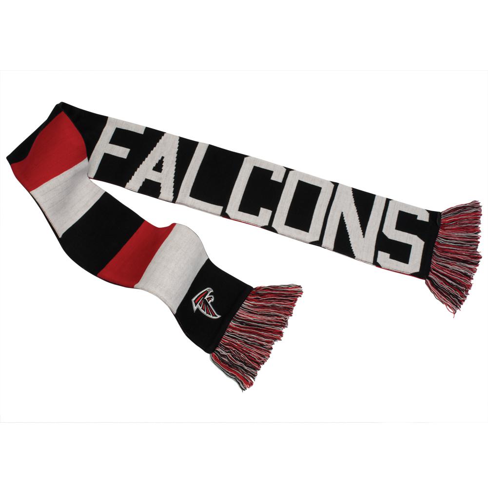 Atlanta Falcons - Baker Reversible Striped Knit Scarf Scarves & Boas Old Glory OS Multicoloured 