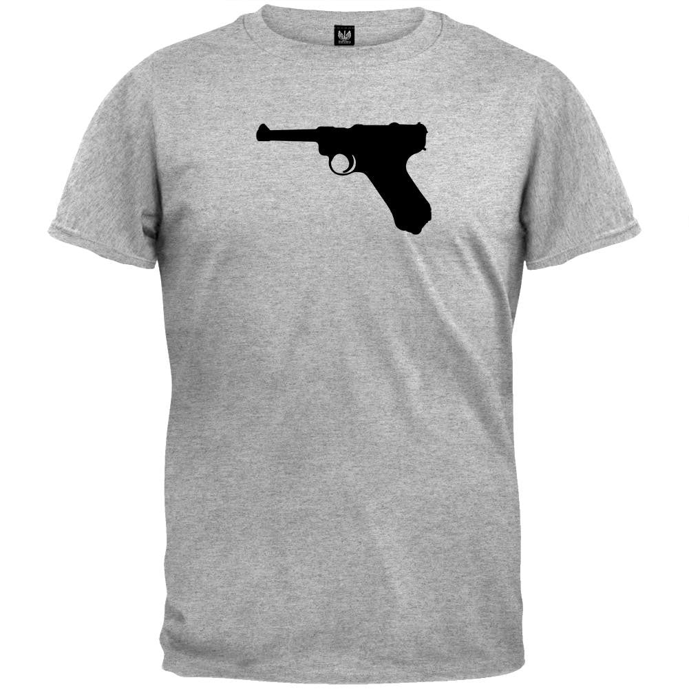 Pistols - Luger Silhouette Military Green T-Shirt – Old Glory