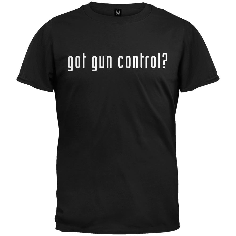 Got Gun Control Black T-Shirt Men's T-Shirts Old Glory   