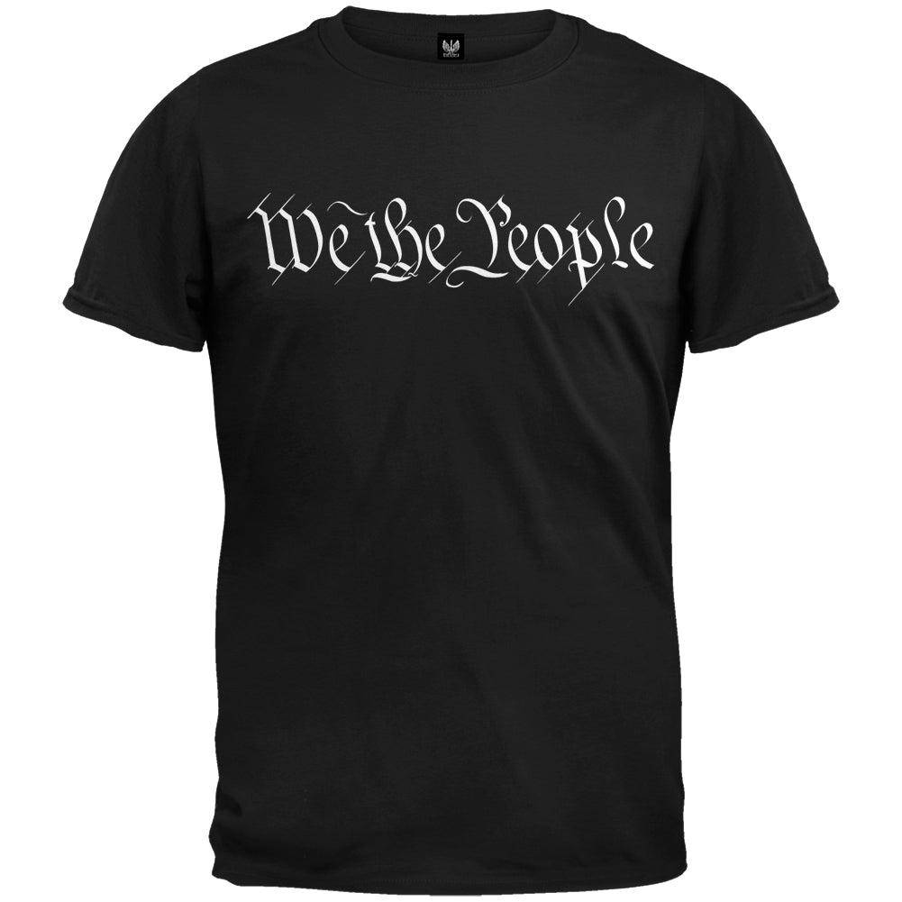 We The People Black T-Shirt Men's T-Shirts Old Glory 3XL Black 