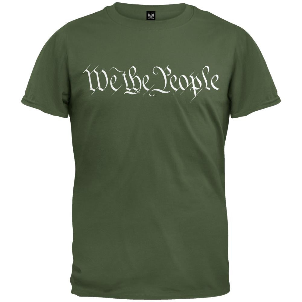 We The People Military Green T-Shirt Men's T-Shirts Old Glory   