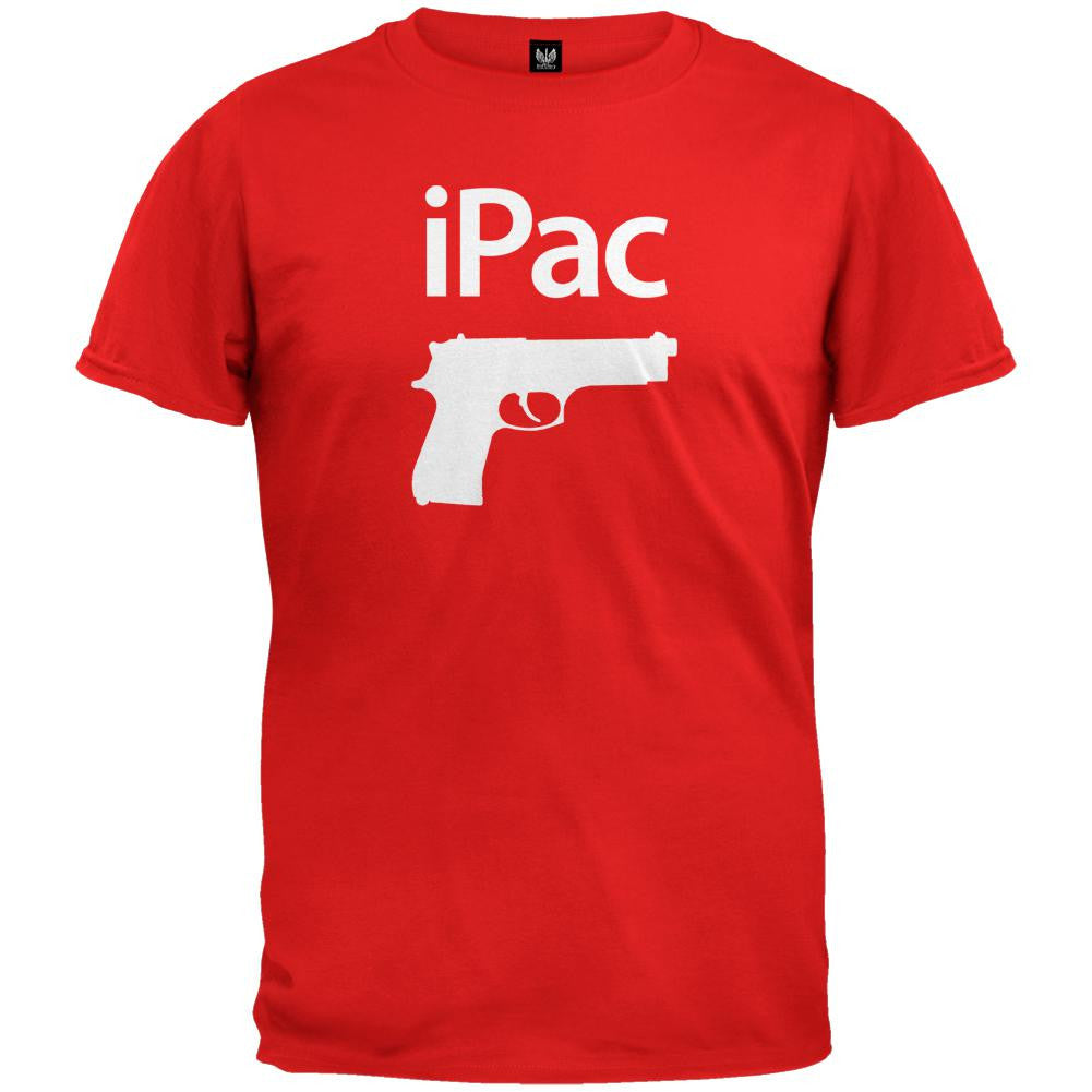 iPac Red T-Shirt Men's T-Shirts Old Glory 2XL Red 