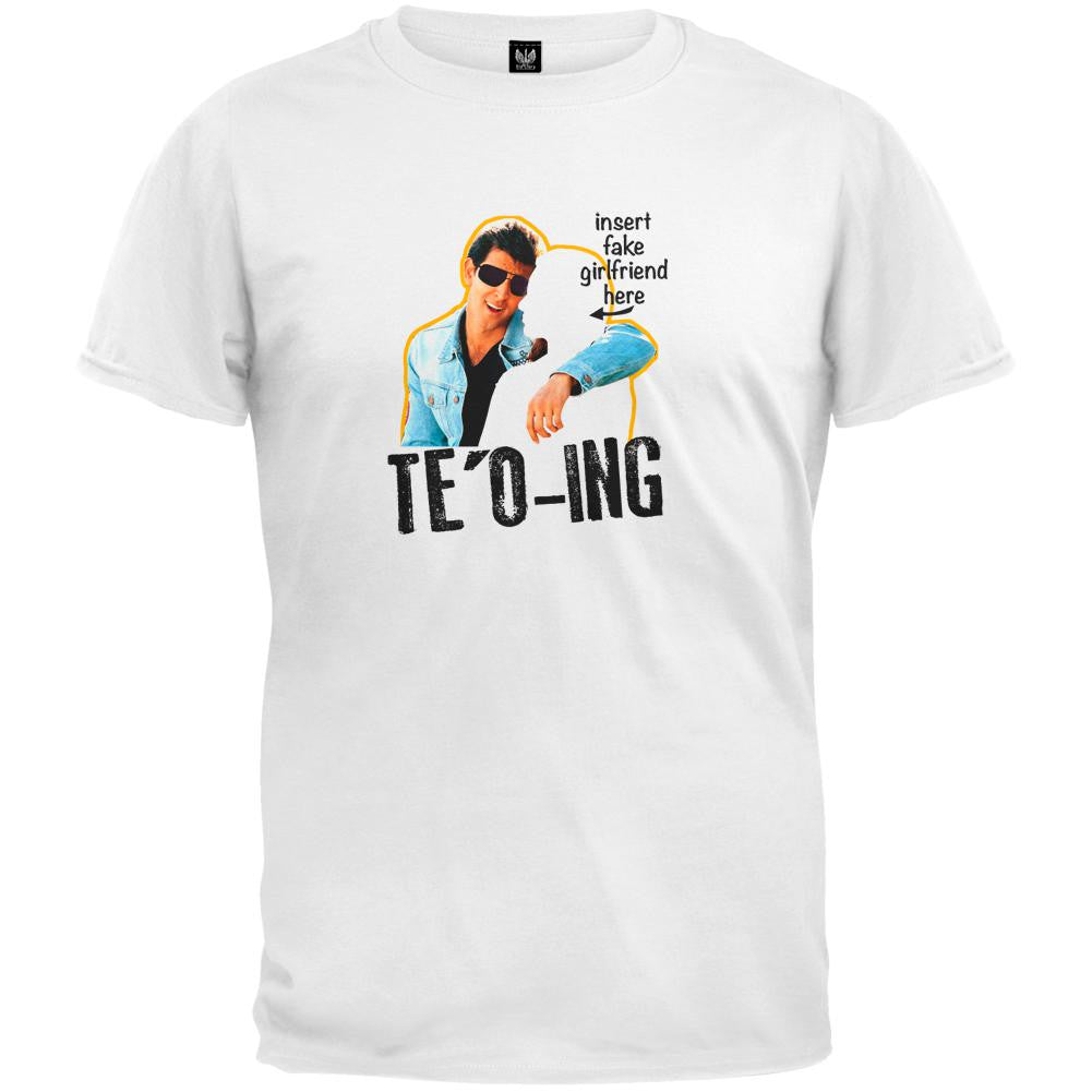 TE'O ing White T-Shirt Men's T-Shirts Old Glory   